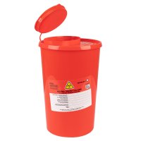 POJEMNIK NA ODPADY MEDYCZNE 2,0L CZERWONY