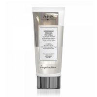 APIS INSPIRATION, MINERALNY PEELING DO CIAŁA Z CZARNYM BŁOTEM Z MORZA MARTWEGO I LAWĄ WULKANICZNĄ – ANTYCELLULIT, 200ML