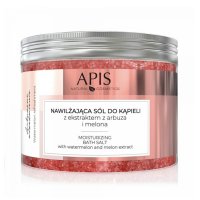 APIS ARBUZOWE ORZEŹWIENIE, SÓL DO KĄPIELI NAWILŻAJĄCA Z EKSTRAKTEM Z ARBUZA I MELONA, 650G