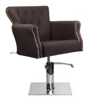 HAIR SYSTEM FOTEL FRYZJERSKI BER 8541 BRĄZOWY