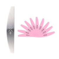 OCHO  PILNIK PÓŁKSIĘŻYC METALOWY RDZEŃ   POLERKI 240 10SZT