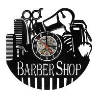 ZEGAR DEKORACJA BARBERSKI Q-103