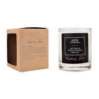 APIS Naturalna Świeca Sojowa Raspberry Glow 220g