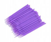 Aplikatory bezwłókienkowe do rzęs 1 mm 100 sztuk