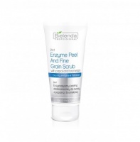 Bielenda - Aqua Porin Ultra Effect - 2 w 1 enzymatyczny peeling drobnoziarnisty do twarzy z papainą i bromelainą