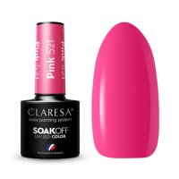 CLARESA Lakier hybrydowy PINK 521 -5g