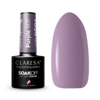CLARESA Lakier hybrydowy PURPLE 607 -5g
