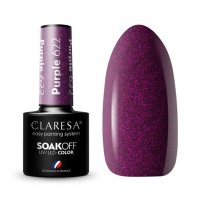CLARESA Lakier hybrydowy PURPLE 622 -5g