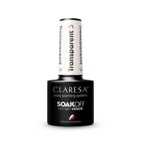 CLARESA Lakier hybrydowy TRANSPARENT 3 -5g