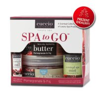 CUCCIO zestaw SPA TO GO Figa i Granat do pielęgnacji ciała, dłoni i stóp