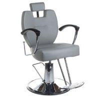 Fotel barberski HEKTOR BH-3208 Jasno-Szary