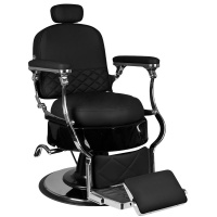 FOTEL BARBERSKI VITO CZARNY