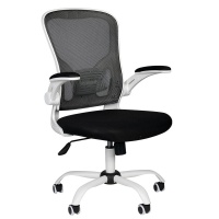 FOTEL BIUROWY COMFORT 73 BIAŁO - CZARNY