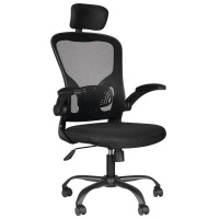 FOTEL BIUROWY MAX COMFORT 73H CZARNY
