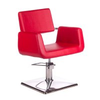 Fotel fryzjerski Vito BH-8802 czerwony