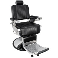 GABBIANO FOTEL BARBERSKI ROYAL CZARNY 