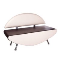 Kanapa do poczekalni Carini BD-6710 krem-brąz