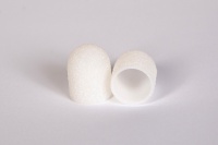 Kapturki ścierne białe 13mm wodoodporne silk z.280-10szt