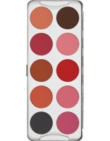 KRYOLAN-BLUSHER PALETTE 10 COLORS / RÓŻE DO POLICZKÓW / 
