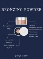 Kryolan Bronzing powder rozświetlający puder brązujący 