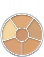 KRYOLAN-CONCEALER CIRCLE / KÓŁKO KOREKTORÓW DO TWARZY / NR. 1