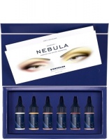KRYOLAN-NEBULA IRIDESCENT SET 6 COLORS / ZESTAW 6 FARB DO AIRBRUSH / IRIDESCENT 1