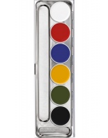 KRYOLAN- SUPRACOLOR PALETA 6 KOL / TŁUSTA FARBA DO MALOWANIA TWARZY / A
