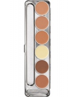 KRYOLAN-ULTRA FOUNDATION / PALETA 6 KOL PODKŁADÓW KRYJĄCYCH