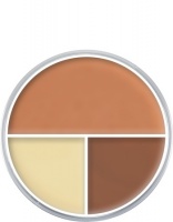 KRYOLAN-ULTRA FOUNDATION TRIO / KÓŁKO PODKŁADÓW KRYJĄCYCH DO TWARZY / B
