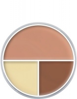 KRYOLAN-ULTRA FOUNDATION TRIO / KÓŁKO PODKŁADÓW KRYJĄCYCH DO TWARZY / D
