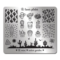 Płytka do stempli B.mini - cactus garden