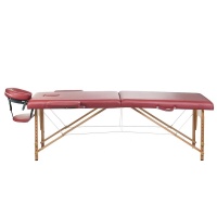 Stół, składane łóżko do masażu i rehabilitacji BS-523 - kolor burgund