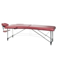 Stół, składane łóżko do masażu i rehabilitacji BS-723 - kolor burgund