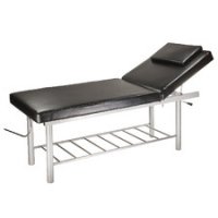 Łóżko do masażu, stół rehabilitacyjny BW-218 - kolor czarny